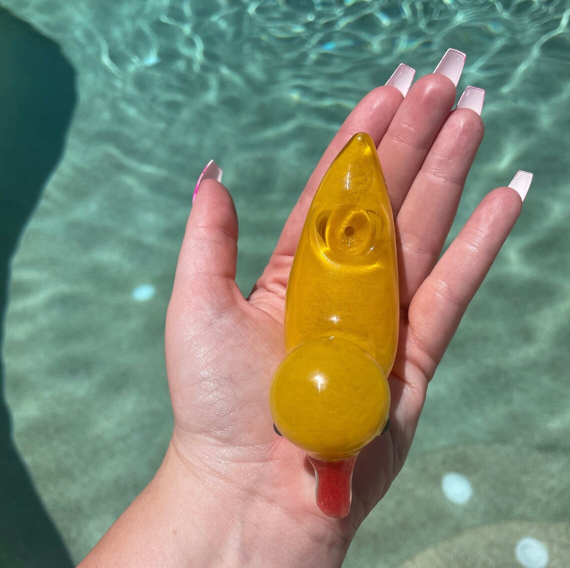 Rubber Ducky Pipe Glass Rubber Ducky Pipe Duck Pipe Etsy