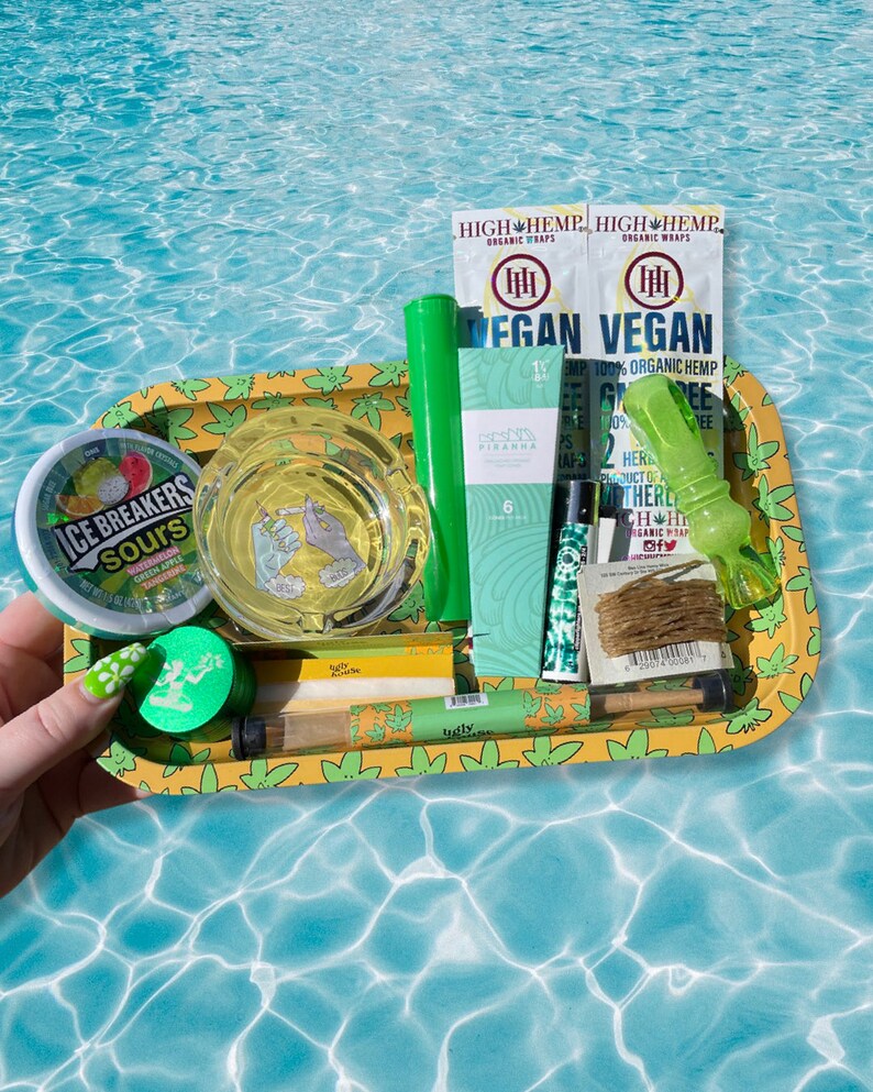 The SLIME Bundle Rolling Tray Kit Stash Jar Etsy