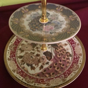 Wonderful Japanese Peacock Jewellery stand