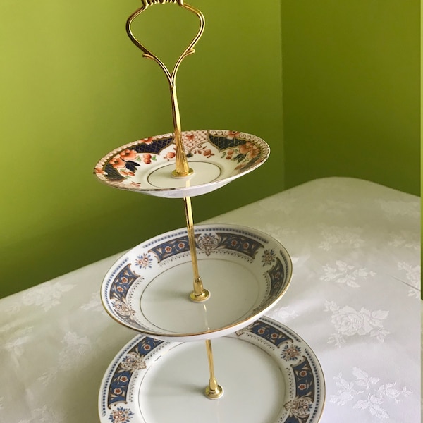 Luxury cake stand 3 tier 'Misty'