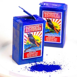 Bluing, añil waji, indigo blue powder for bóveda - spiritism, orisha, ashe spirit drawing mediumistic, hoodoo and Voodoo cleansing baño aro