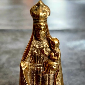 Brass Caridad del Cobre Oshun Statue 5 Inches goddess made in Peru santa lucumi santeria osun ochun oxum santa iyalode apetebi Cachita