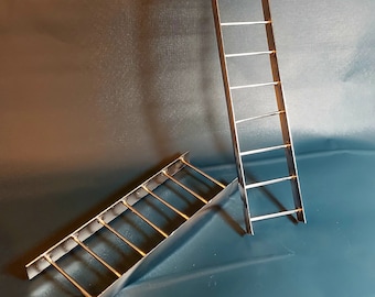 Elegua Ogun Oshosi ladder 7 14 or 21 steps for Warriors orishas Escalera pasos Caldero herramientas orichas ebo Eshu Odu Oggun tools metal