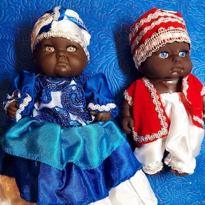 Ibeji dolls twins jimagua munecas dressed Doll sopera Bellis Ibeyis tinajas Meji Yoruba Twins orisha Santeria Lucumi spirit Aye Ibu aje