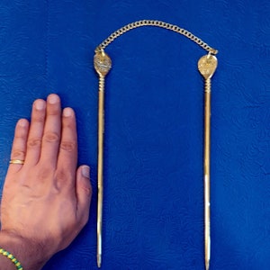 ¡Oshun Ibu Sedán Edan! Ibbu Asedan Ochun aldanes edan para Orisha Yoruba Osun Oxum ilde brazalete herramientas manillas Santeria iyawo adan sopera corona