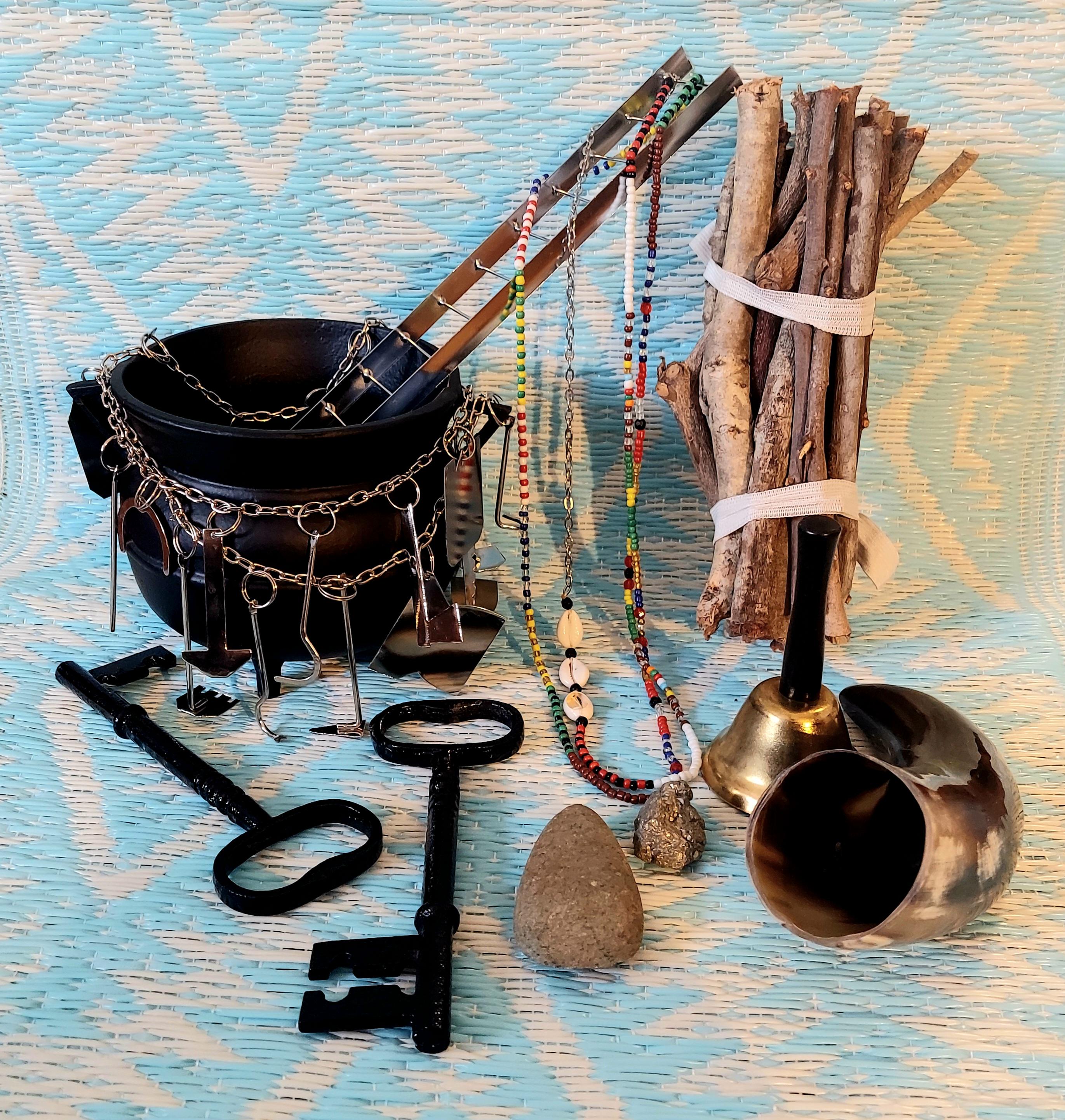 Prenda Espiritual Palo Cauldron Foundation Palos Nkisi in