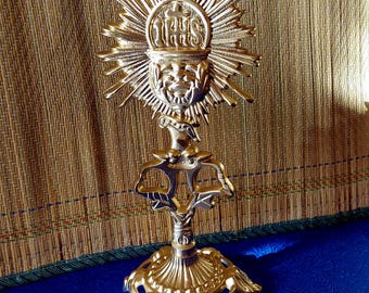 Santísimo bóveda Oro Crucifijo de pie espiritismo misa espiritismo kardec Jesús cruz iglesia Santo