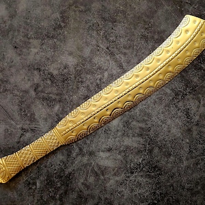 Oshun Ada Sword Messing Handgemacht Orisha Yoruba Logun Ede Osun Oshogbo 19 Zoll Pinaldo bronze Machete Ocha Oxum Logunede Ponda Statue Ilde