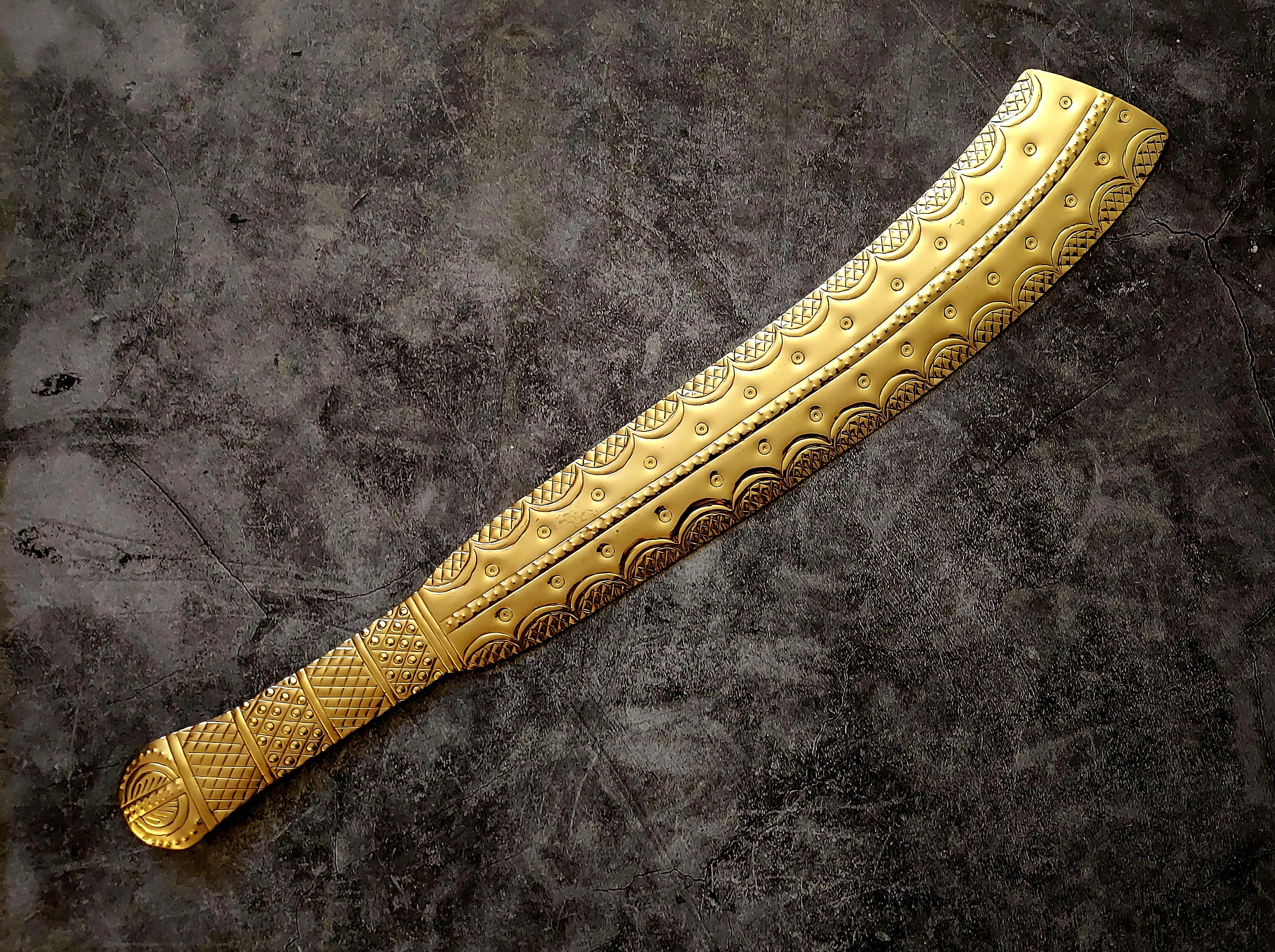 Oshun Ada Sword Brass Handmade Orisha Yoruba Logun Ede Osun