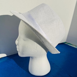Sombrero blanco Iyawo, adecuado para hombre yawo Orisha gorro sombrero Santeria akete fila babalawo blanco Santero iyabo