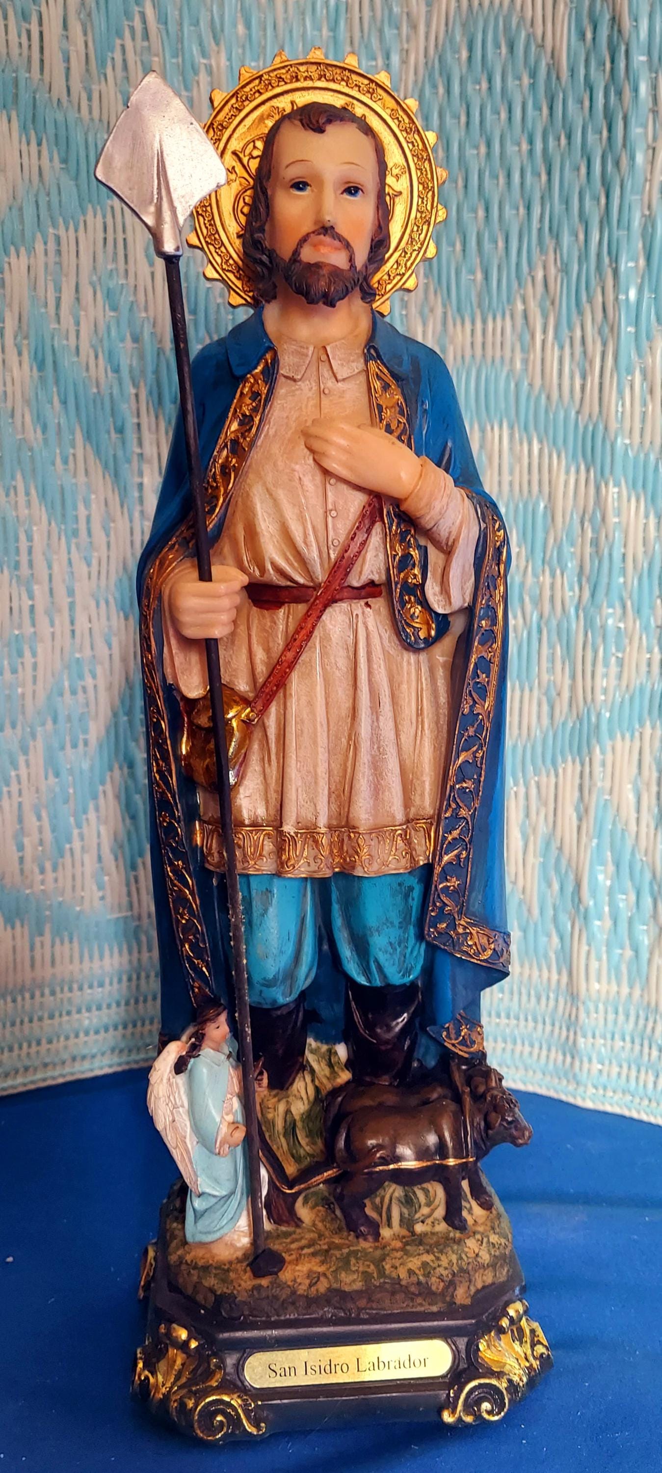 Saint Isidore Kouzen Zaka Statue - Haitian Vodou Altar Image - Etsy