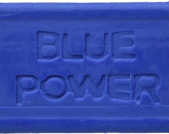 Blue Soap, añil waji, indigo bluing bar for bóveda spiritism, orisha, ashe spirit drawing mediumistic, hoodoo and Voodoo cleansing baño aro