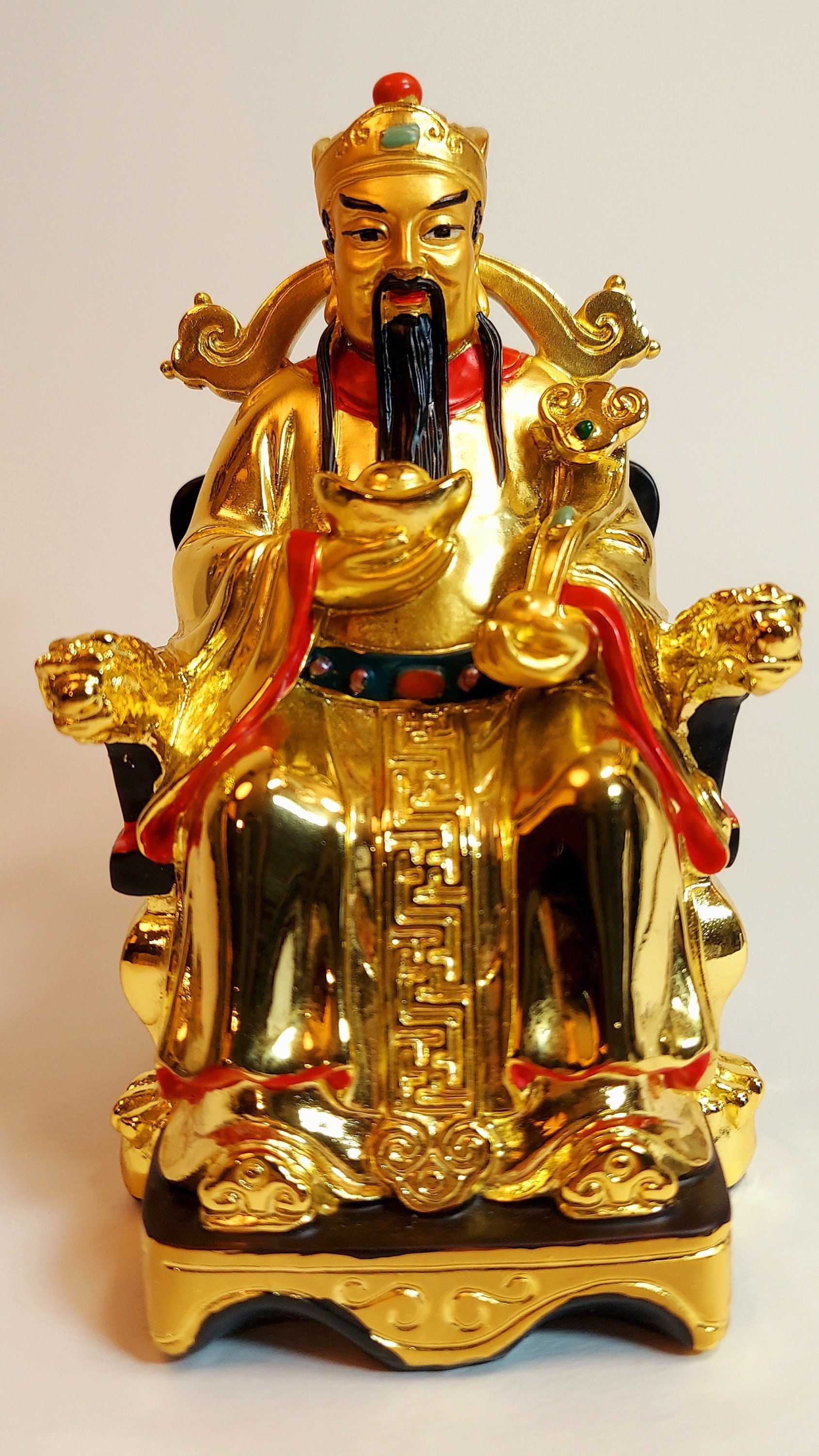  Feng Shui Statue Handgefertigte Tierkreis-Kaninchen-Ornamente,  Polygone, Skulptur, dekorativ, Feng Shui, Reichtum, Wohlstand Feng Shui  Dekoration (Size : S)