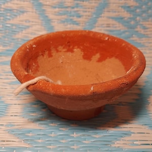Orisha oil lamp Fitila Yoruba clay burner wick lampara Isese Orisa Ebo odu Ina candle vela Babalawo Egbe Ogu Ashe Logunede Olofin Oddua