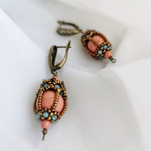 Aesthetic oriental lantern earrings