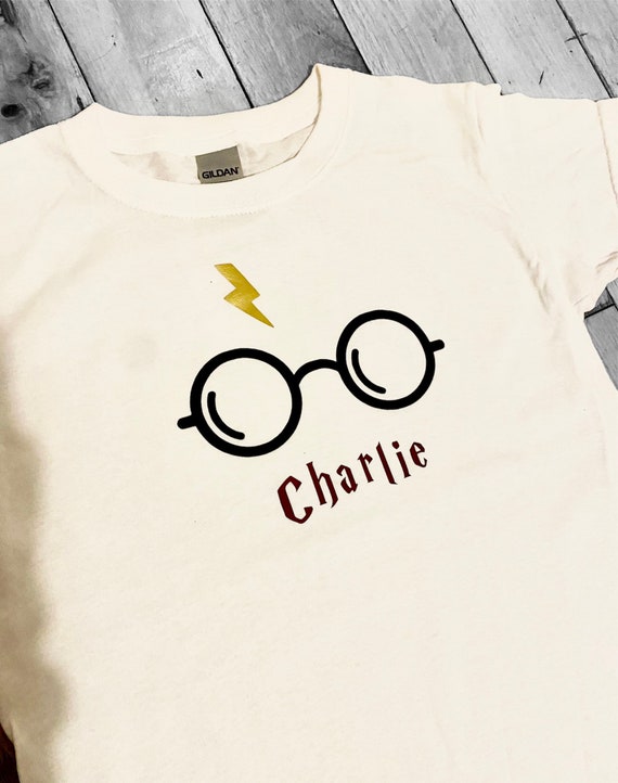 Pardon Proficiat dutje Potter Glasses T-shirt Personalised Potter T-shirt Wizard - Etsy