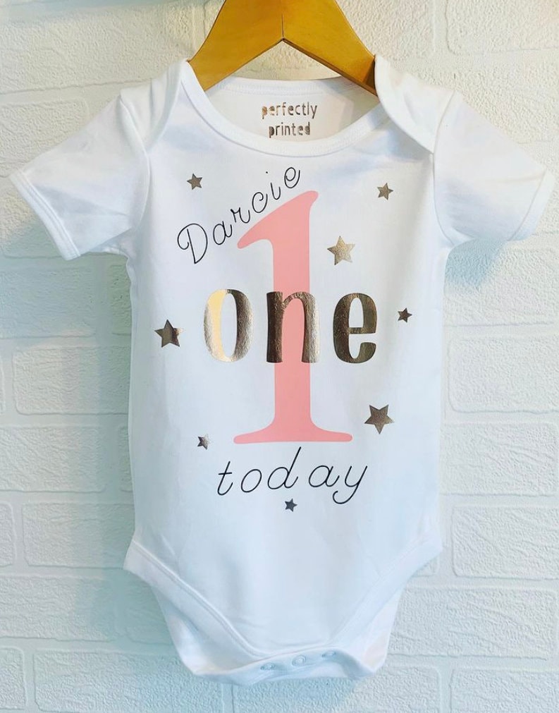 1st Birthday Personalised Vest Etsy UK