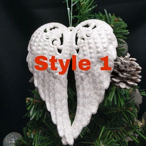 Angel wing ornaments