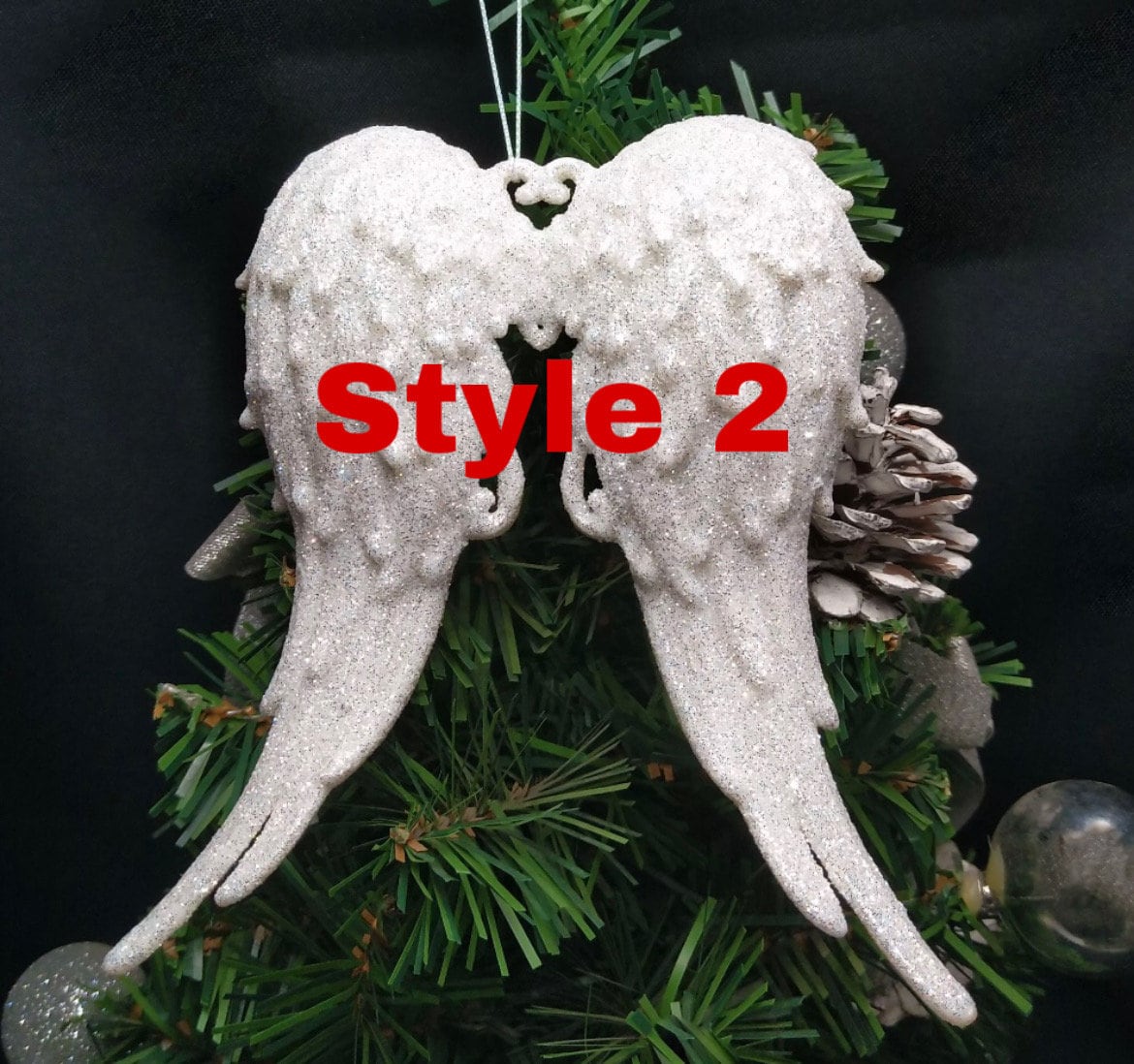 Angel Wing Ornaments Etsy