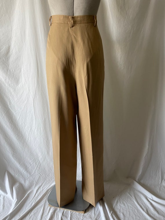Vintage Ellen Tracy silk relaxed fit trousers// c… - image 6