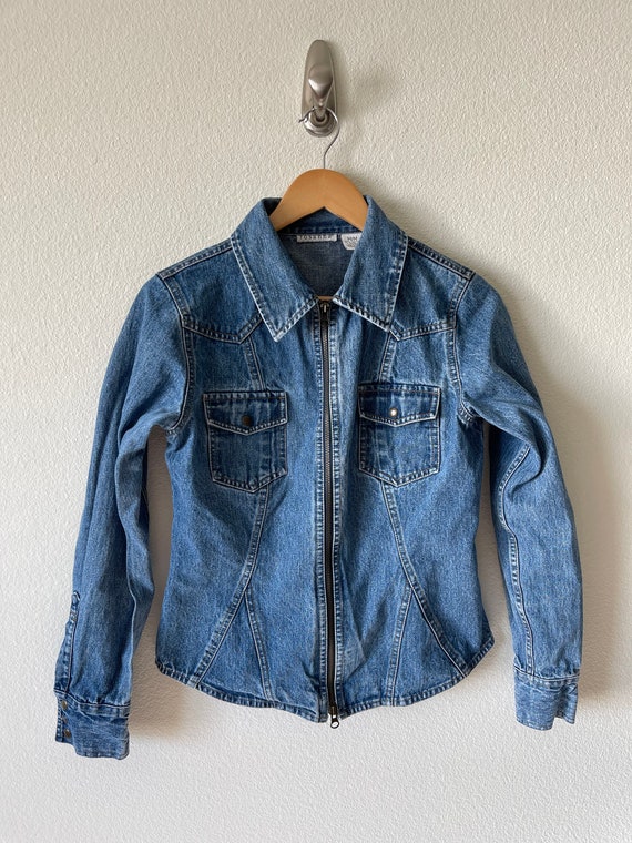 Vintage Rosanna denim shirt// size: M