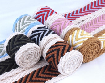 1.5 inch wide webbing|1 yards|Cotton webbing|DIY bags making|Color webbing|Sewing webbing|Clothing accessories D-1050SC