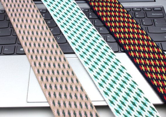 Jacquard Webbing-2 Inch Wide Webbing-raindrop Pattern - Etsy