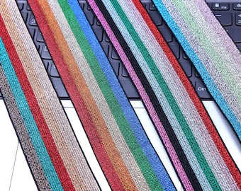1.5 inch wide elastic band-color thread elastic band-elastic belt-elastic headband-clothing accessories-1 yards-D-0929SC