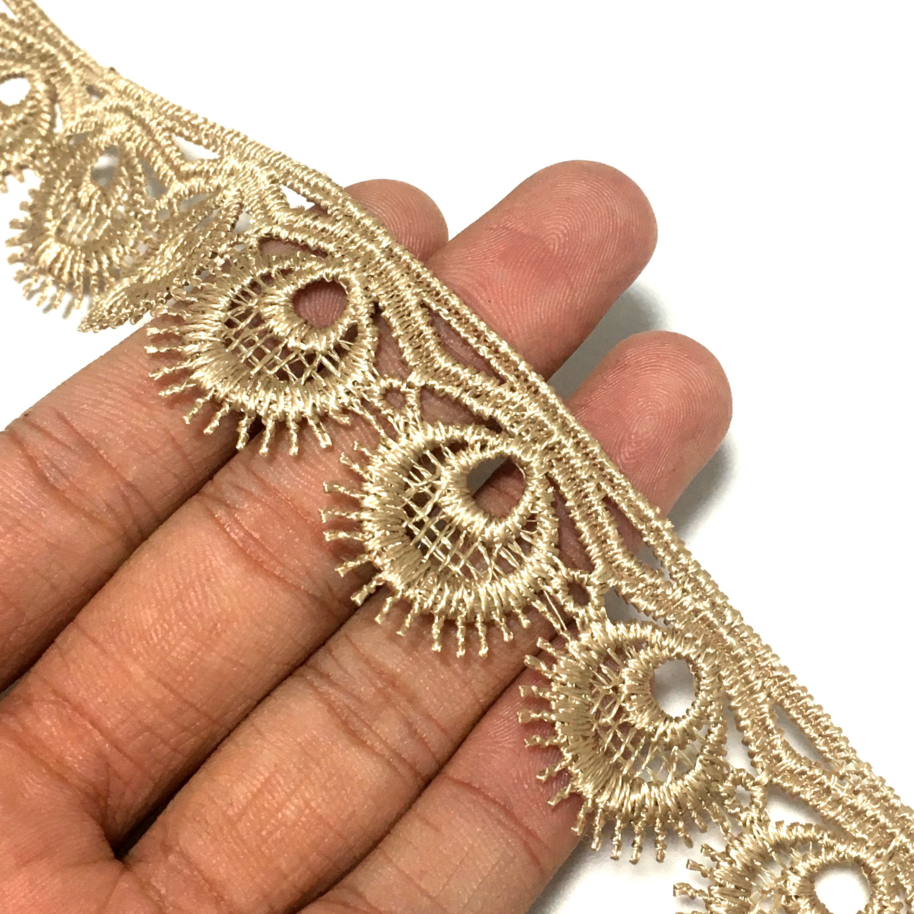 1 Inch(30mm) Wide Lace|sun Shape Lace|sofa Curtain Connection|home ...