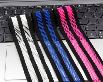 Mesh elastic band-1.5 inches wide elastic-colors elastic-high quality elastic band-clothing accessories-elastic band by the yards-D-0894SC