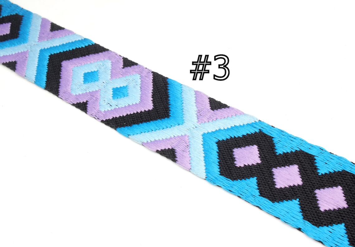Jacquard Webbing-2 Inch Wide Webbing-diamond Pattern Webbing-webbing ...