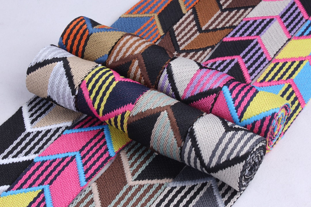 1.5 Inch Wide Webbing-color Patterned Webbing-webbing for Bag Making ...