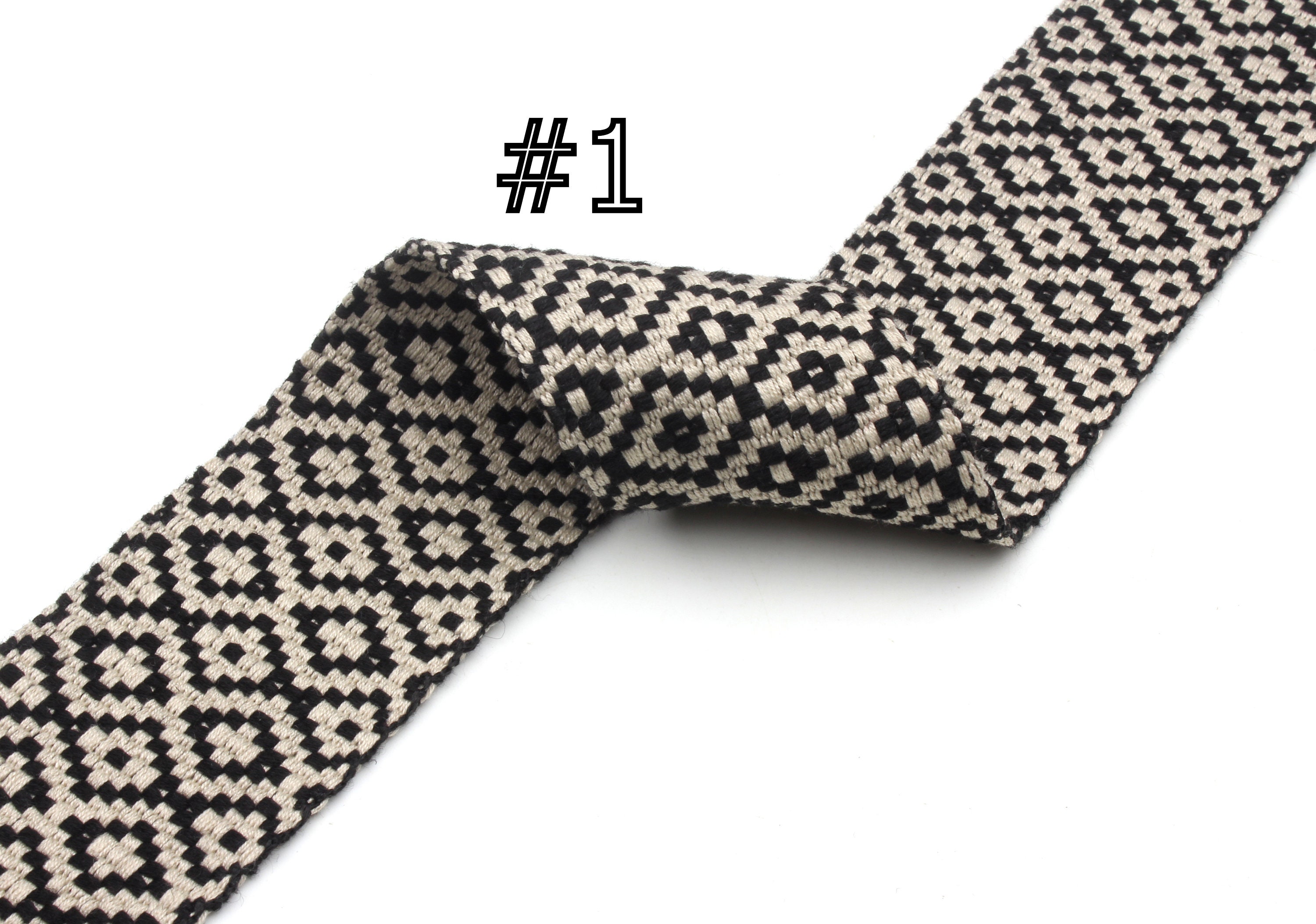 Jacquard Cotton Webbing-2 Inch Wide Webbing-webbing - Etsy