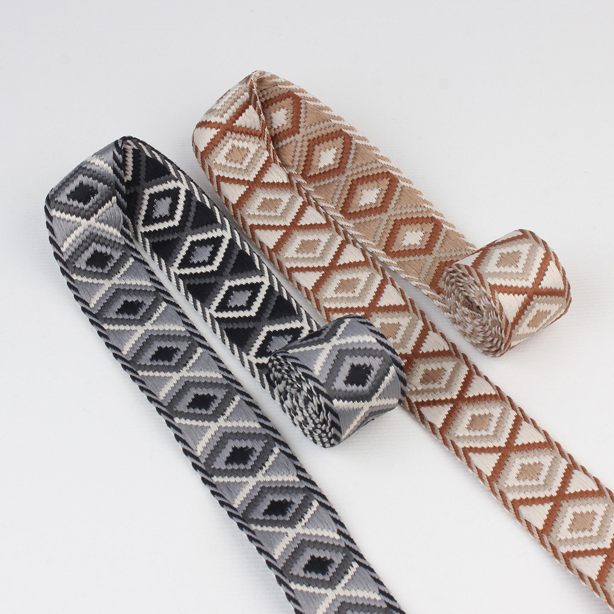 1.5 Inch Wide Diamond Pattern Webbing-double Sided Different Color ...