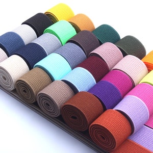 Twill elastic webbing,1 inch wide elastic band,Shoulder strap elastic band,Elastic belt of belt,Clothing accessories,1 Yards D-1088SC