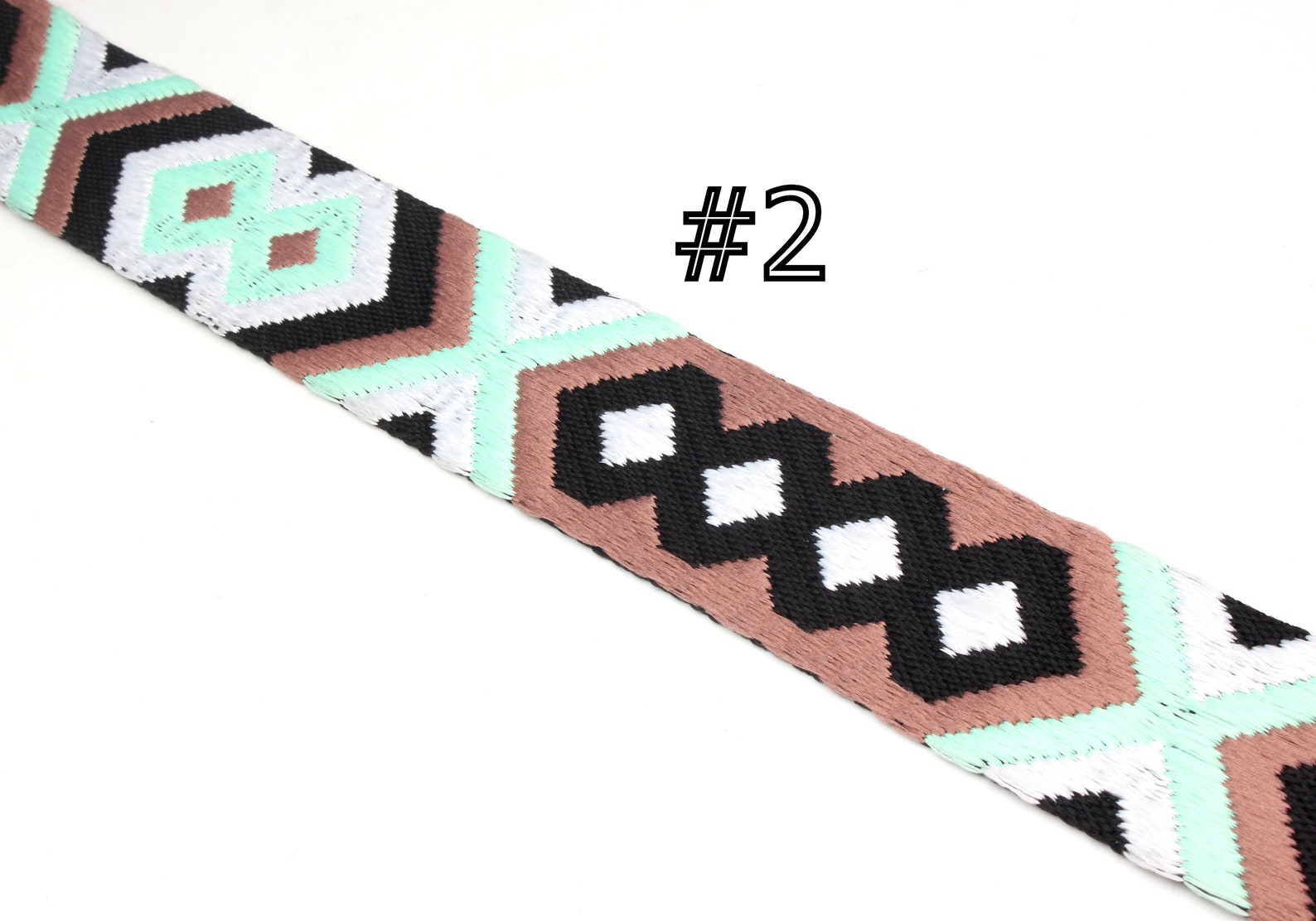 Jacquard Webbing-2 Inch Wide Webbing-diamond Pattern - Etsy