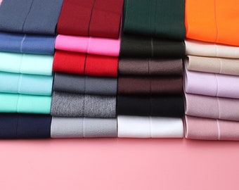 7/3 inch Elastic|1 Yards|Clothing Accessories|Color Fold Elastic|Sewing Elastic|Garment Elastic Accessories Supply|D-0057SC