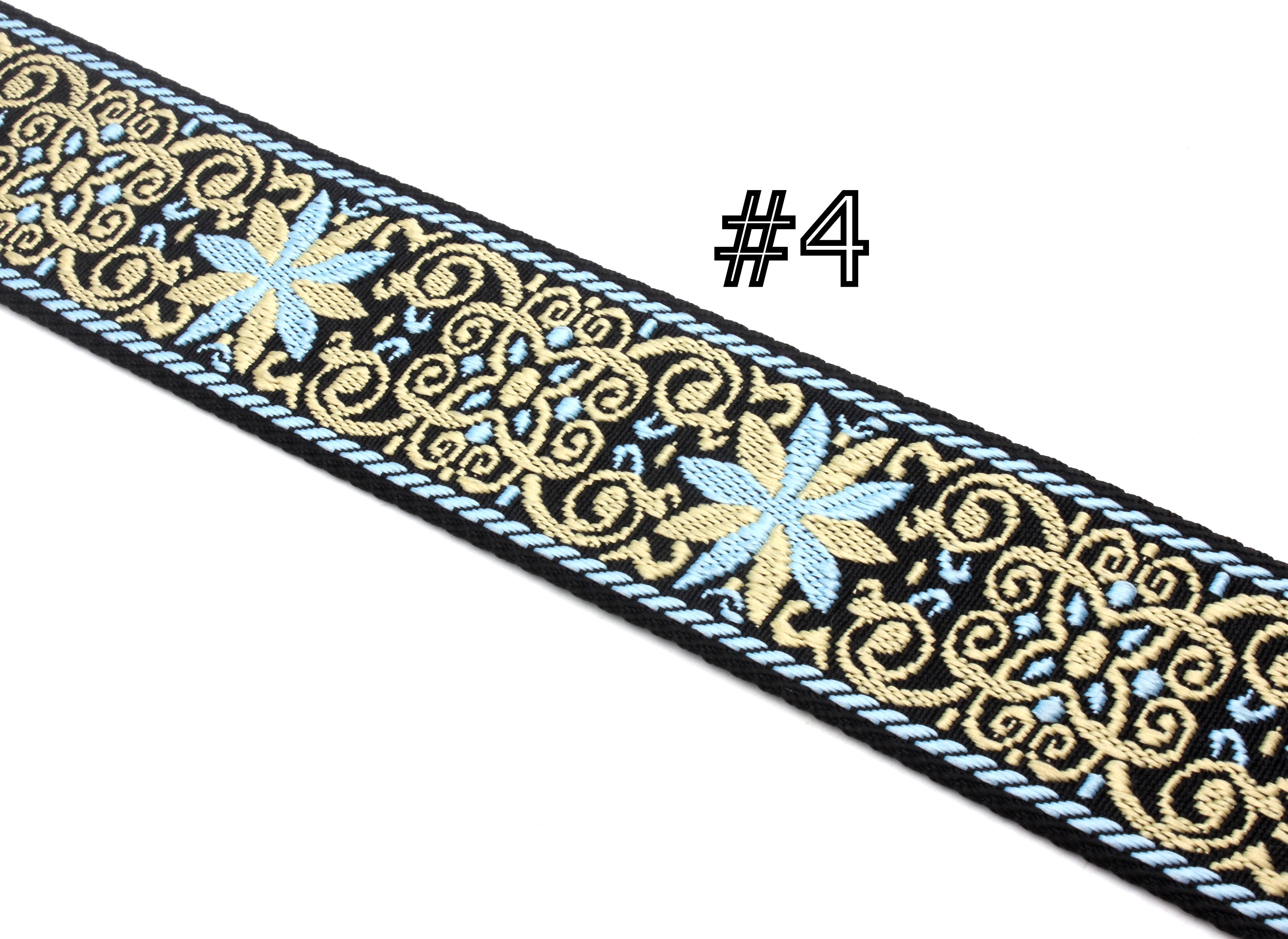 Jacquard Cotton Webbing-2 Inch Wide Webbing-high - Etsy