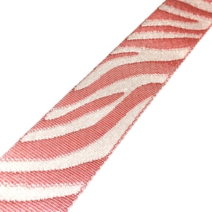 1,5 tums jacquardvävband|klädesaccessoarer|rosa zebravävband|axelväskvävband|polyesterbomullsvävband|grossistvävband|D-0704SC