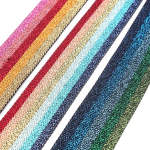 Colorful line webbing-1.5 inch wide webbing-webbing for bag-webbing belt-webbing wholesale-clothing accessories-webbing by the yard-D-0829SC