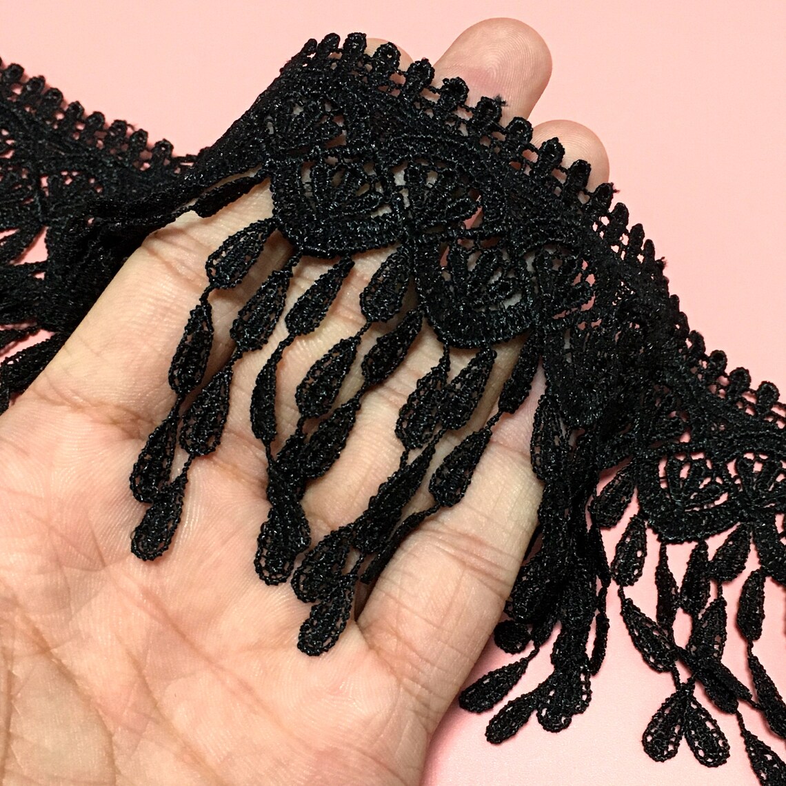 3 Inch Lace (82mm)|drop-shaped Fringe Lace|1 Yards|clothing Accessories ...