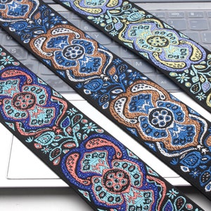Tribal pattern webbing-2 inch wide webbing-jacquard webbing-sewing webbing-clothing accessories-bags webbing-webbing supplier-D-0883SC