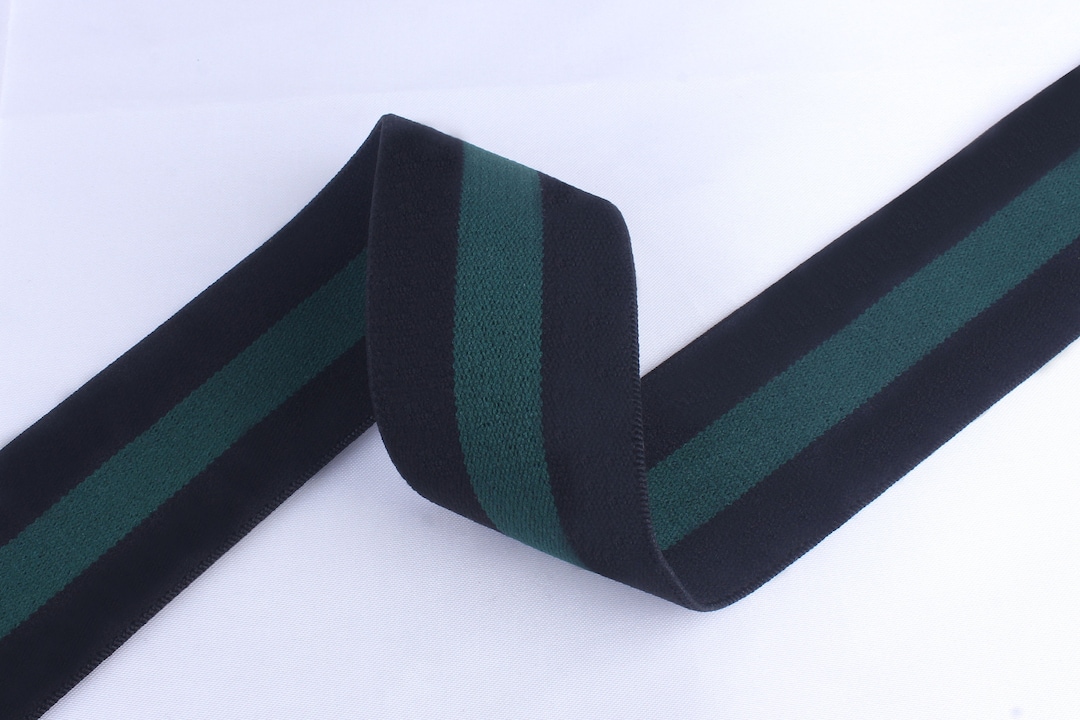 1.5 Inch Elastic Band, Double-sided Stripe Patterned Elastic Straps, 1 ...