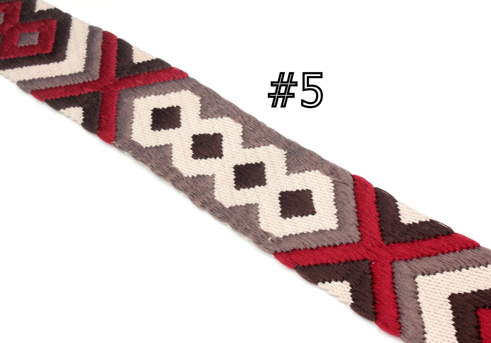 Jacquard Webbing-2 Inch Wide Webbing-diamond Pattern - Etsy