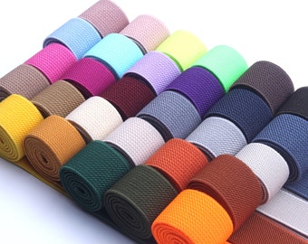 1.5 inch wide elastic band,Twill elastic webbing,Color elastic band,Elastic belt of belt,Clothing accessories,1 Yards D-1089SC