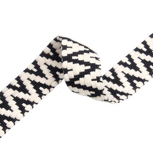 Cotton webbing-1.5 inch wide webbing-black webbing-webbing for bags-webbing belt-clothing accessories-webbing by the yards-D-0872SC