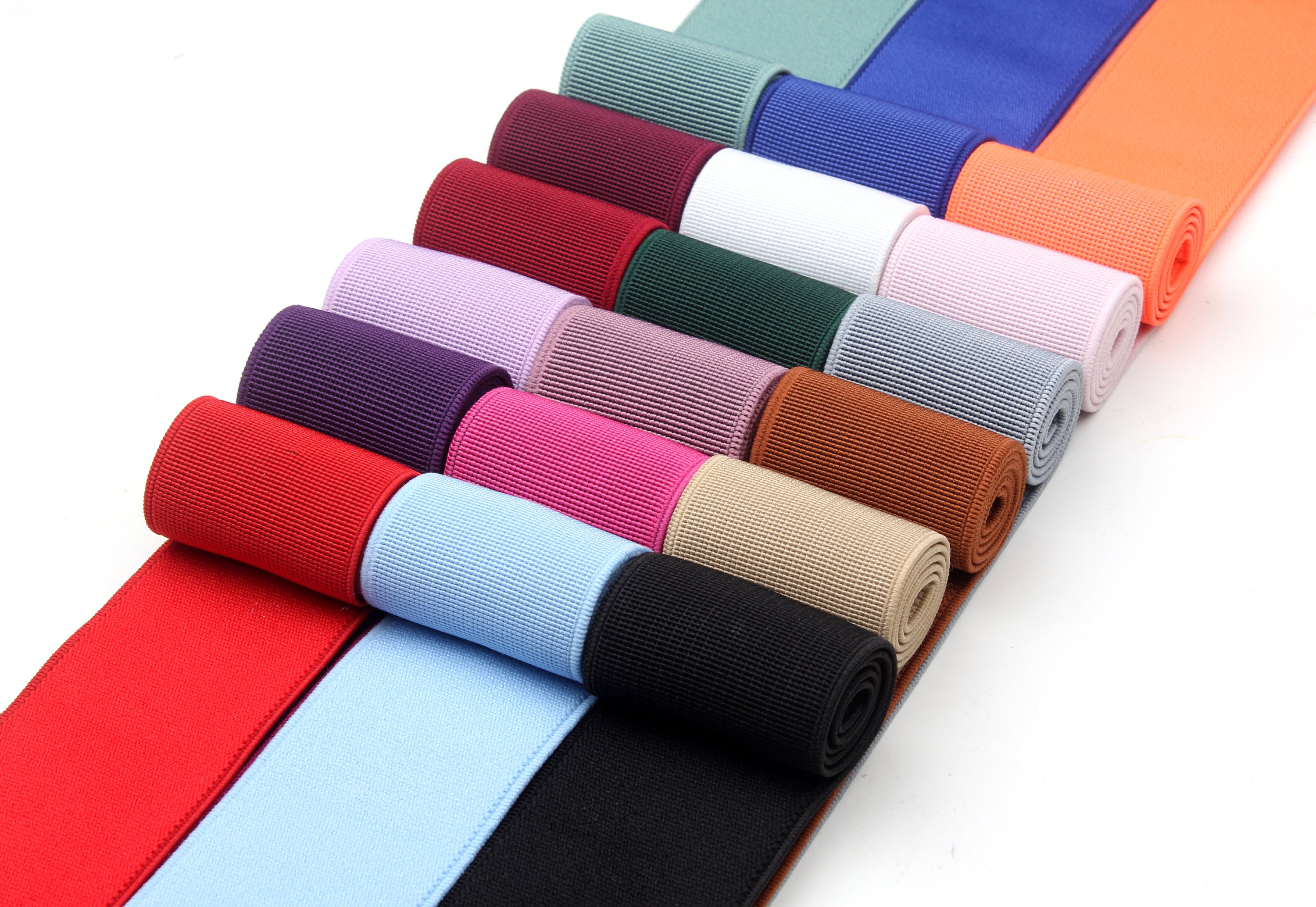 2M 1 Inch Elastic Knit Elastic Bands DIY Table Skirts Trousers