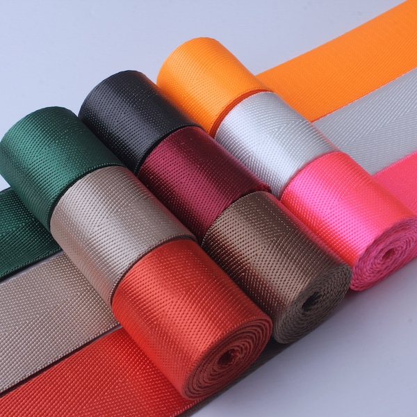 Herringbone Seat Belt|1.5 Inch Wide Webbing|Color Webbing|Clothing Accessories|Webbing Supplier|1 Yards|D-1030SC