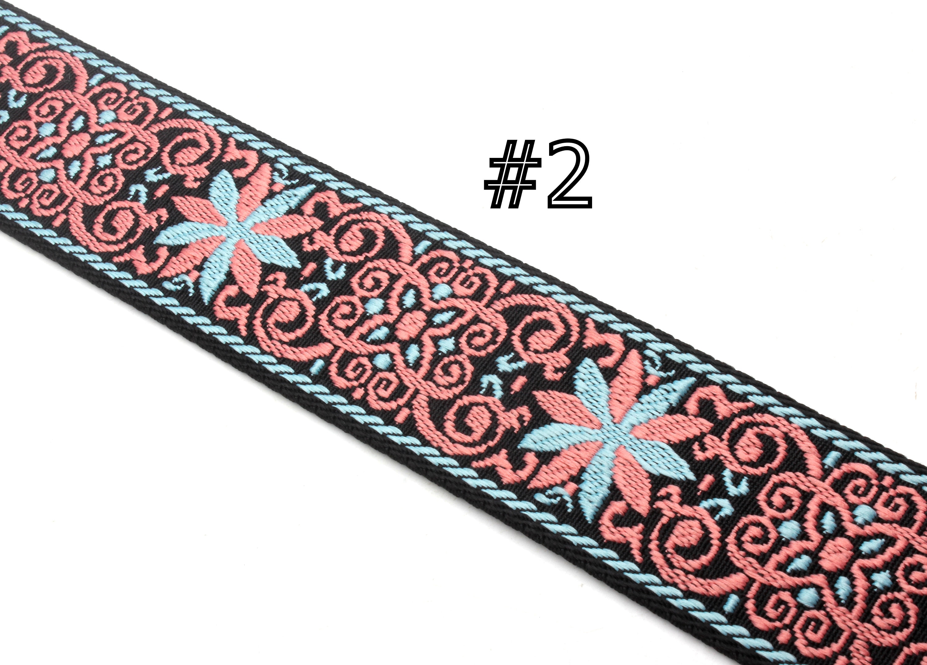 Jacquard Cotton Webbing-2 Inch Wide Webbing-high - Etsy