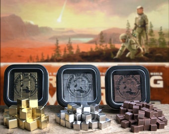 Metal Cubes/ Tokens, Terraforming Mars compatible